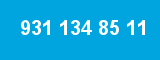 931 134 85 11 931 134 85 11
